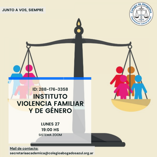 Reunión del Instituto de Violencia Familiar y de Género