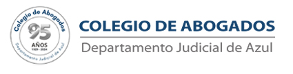 Logo Colegio de Abogados del Departamento Judicial de Azul