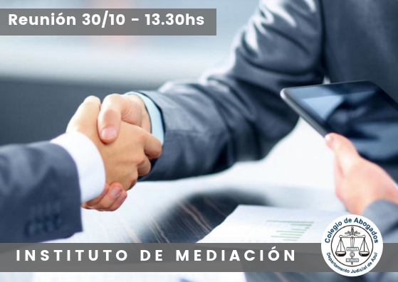 REUNIÓN DEL INSTITUTO DE MEDIACIÓN