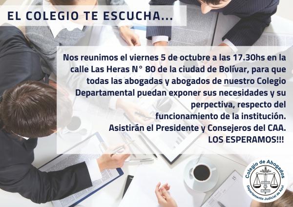 EL COLEGIO TE ESCUCHA...