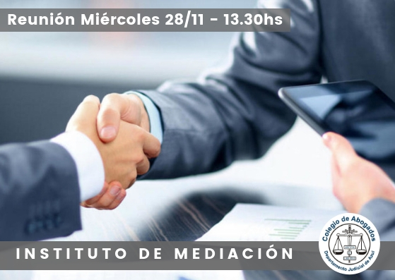 REUNIÓN DEL INSTITUTO DE MEDIACIÓN
