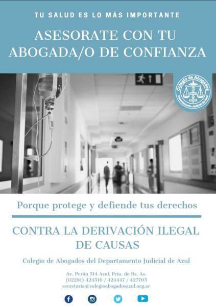CONTRA LA DERIVACIÓN ILEGAL DE CAUSAS
