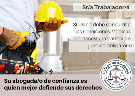 SU ABOGADA/O DE CONFIANZA ES QUIEN MEJOR DEFIENDE SUS DERECHOS