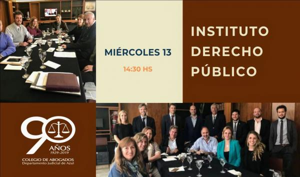 REUNIÓN DEL INSTITUTO DE DERECHO PÚBLICO