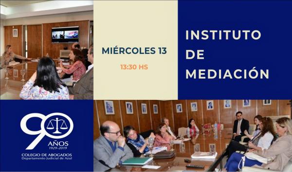 REUNIÓN DEL INSTITUTO DE MEDIACIÓN