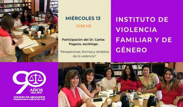 REUNIÓN Y CAPACITACIÓN "PERSPECTIVAS, FORMAS Y ÁMBITOS DE LA VIOLENCIA"