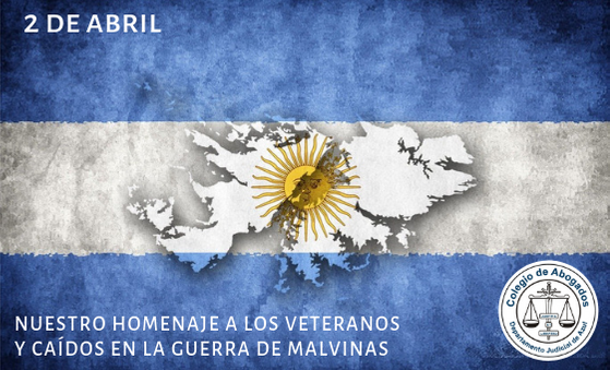 2 DE ABRIL . DÍA DEL VETERANO Y DE LOS CAÍDOS EN LA GUERRA DE MALVINAS
