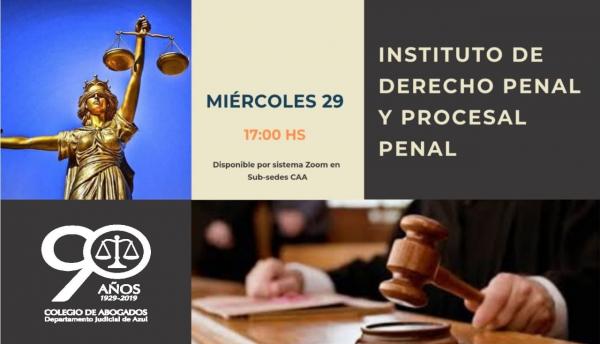 REUNIÓN DEL INSTITUTO DE DERECHO PENAL Y PROCESAL PENAL