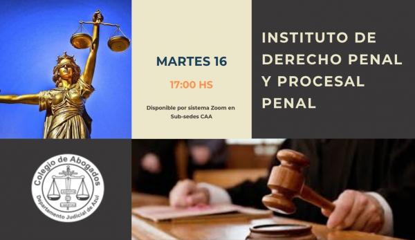 Reunión del Instituto de Derecho Penal y Procesal Penal