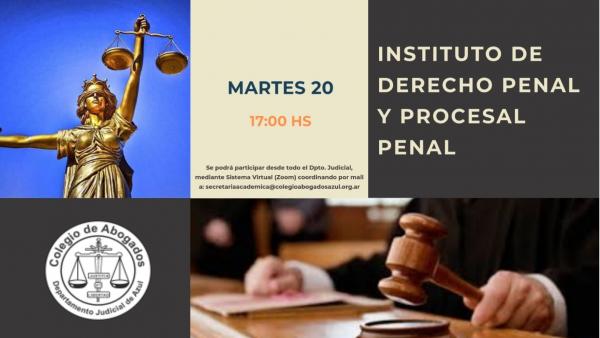 Reunión del Instituto de Derecho Penal y Procesal Penal