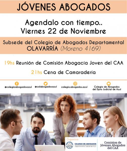 Encuentro de la Comisión de Abogacía Joven en Olavarría