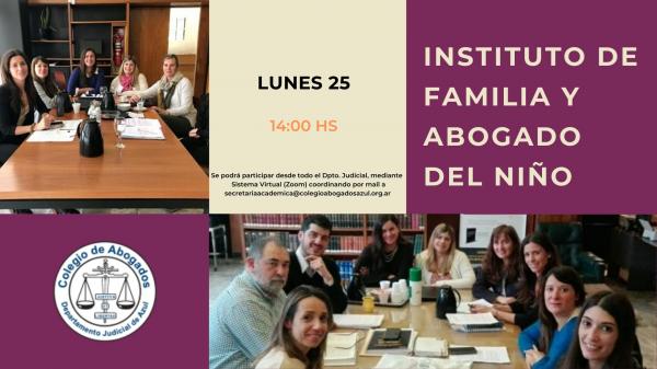 Reunión del Instituto de Derecho de Familia y Abogado del Niño