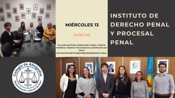 Reunión del Instituto de Derecho Penal y Procesal Penal