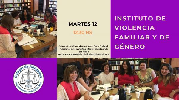 Reunión del Instituto de Violencia Familiar y de Género