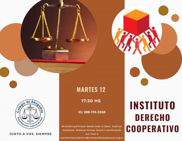 Reunión del Instituto de Derecho Cooperativo