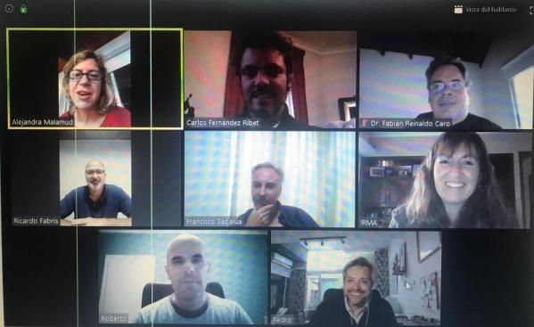 Primera reunión con modalidad virtual del Instituto de Derecho Público