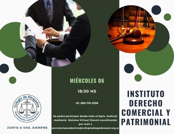 Reunión del Instituto de Derecho Comercial y Patrimonial