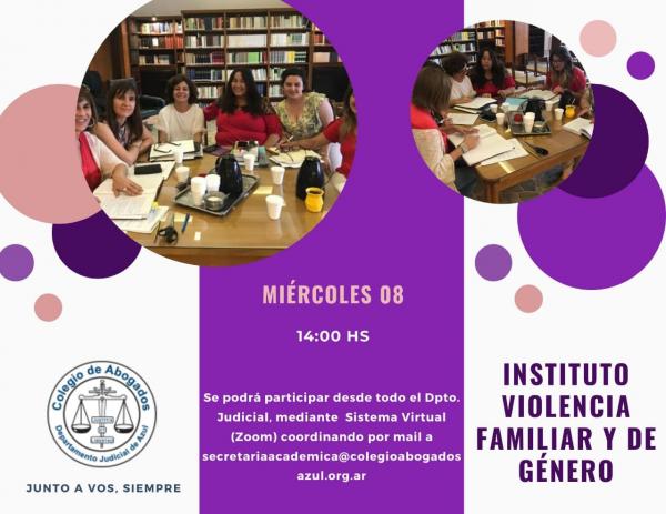 Reunión del Instituto de Violencia Familiar y de Género