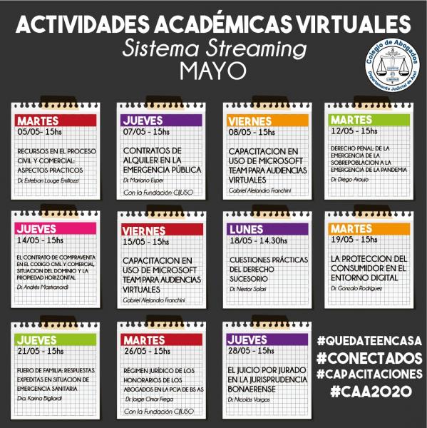 “La virtualización nos permite estar cerca de las abogadas y abogados, apostando a su permanente capacitación”