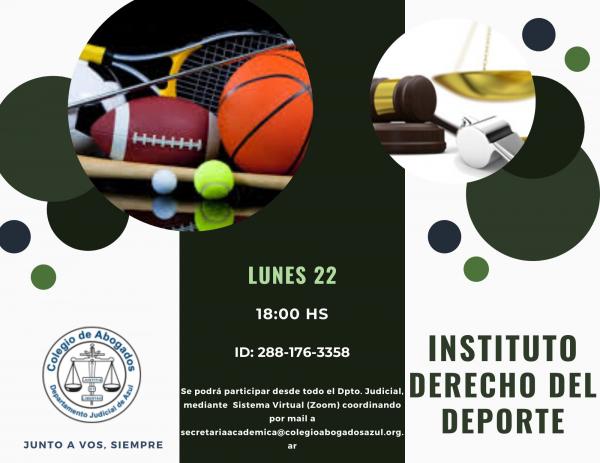 Reunión del Instituto de Derecho del Deporte