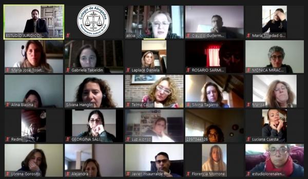 Primera reunión de los Mediadores Matriculados del CAA – Mediación Voluntaria Online