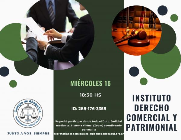Reunión del Instituto de Derecho Comercial y Patrimonial