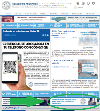 Nueva sección: Compendio de instructivos