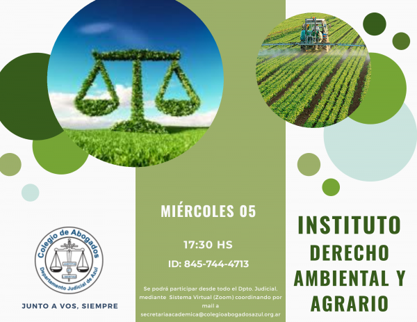 Reunión del Instituto de Derecho Agrario y Ambiental