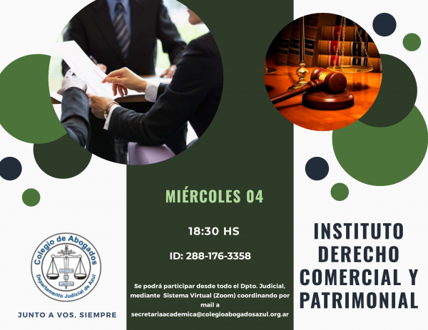 Reunión del Instituto de Derecho Comercial y Patrimonial