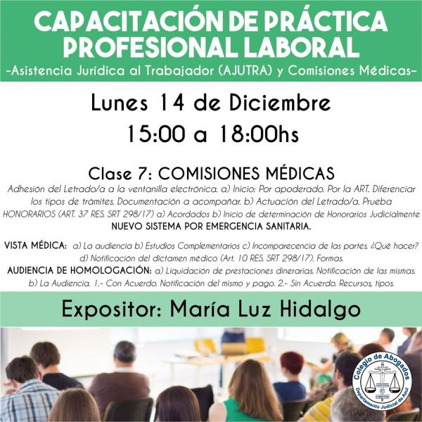 Capacitación de práctica profesional laboral