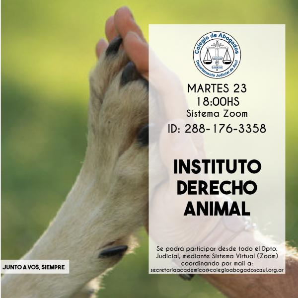 Reunión del Instituto de Derecho Animal