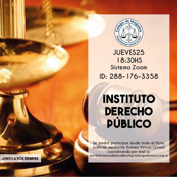 Reunión del Instituto de Derecho Público