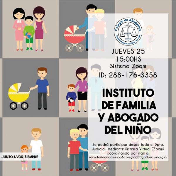 Reunión del Instituto de Derecho de Familia y Abogado del Niño