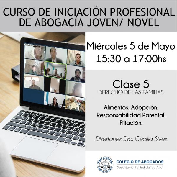 Curso de iniciación profesional de Abogacía Joven/Novel