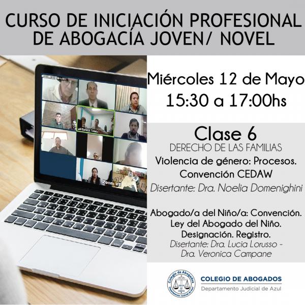 Curso de iniciación profesional de Abogacía Joven/Novel
