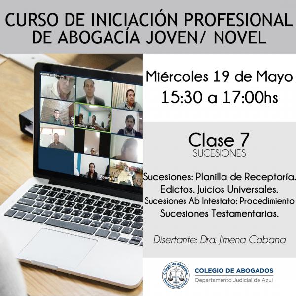 Curso de iniciación profesional de Abogacía Joven/Novel