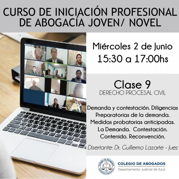 Curso de iniciación profesional de Abogacía Joven/Novel