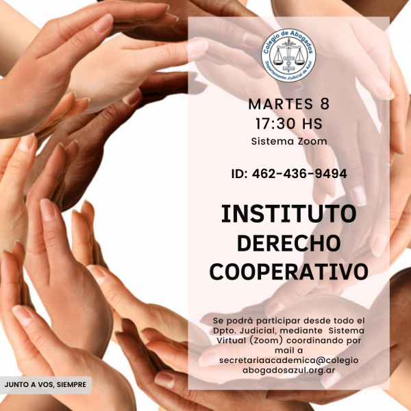 Reunión del Instituto de Derecho Cooperativo