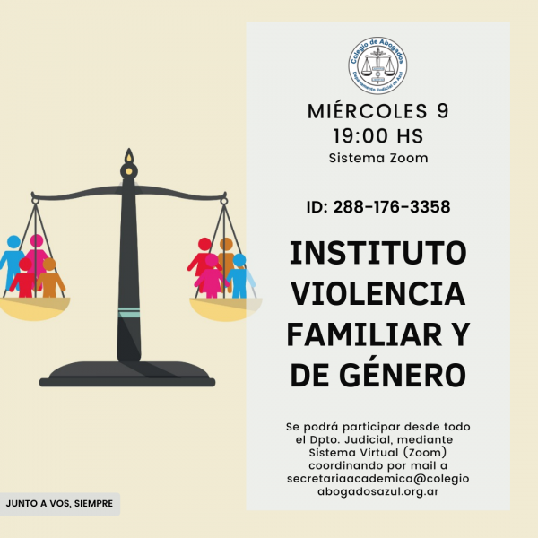 Reunión del Instituto de Violencia Familiar y de Género