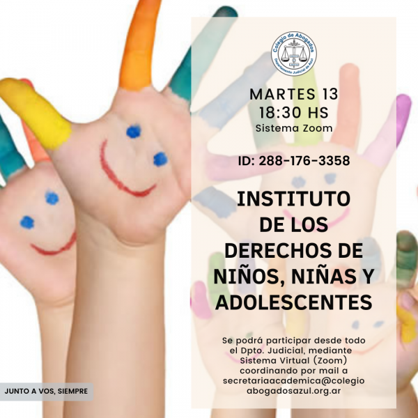 Reunión del Instituto de los derechos de niños, niñas y adolescentes