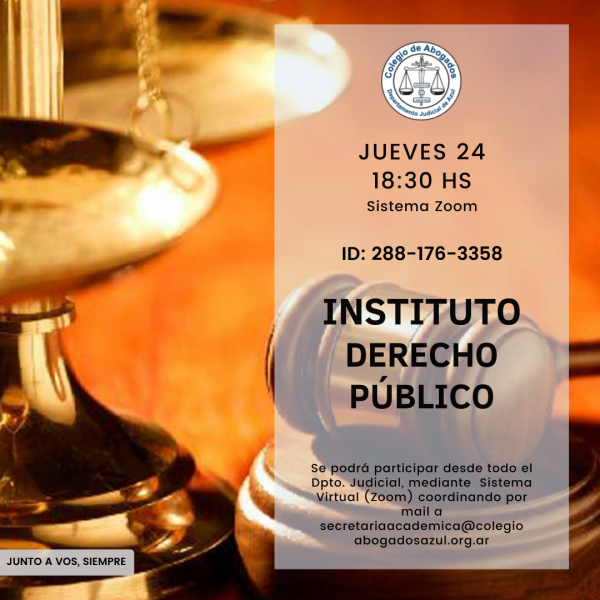 Reunión del Instituto de Derecho Público