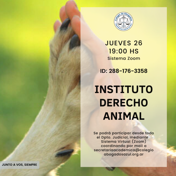 Reunión del Instituto de Derecho Animal