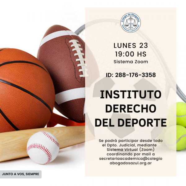 Reunión del Instituto de Derecho del Deporte