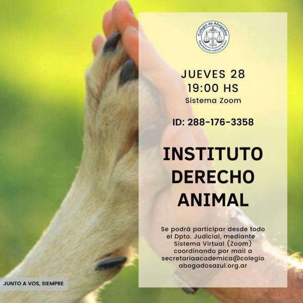 Reunión del Instituto de Derecho Animal