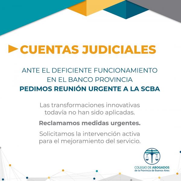 Pedimos a la SCBA reunión urgente, ante el deficiente funcionamiento del Banco Provincia