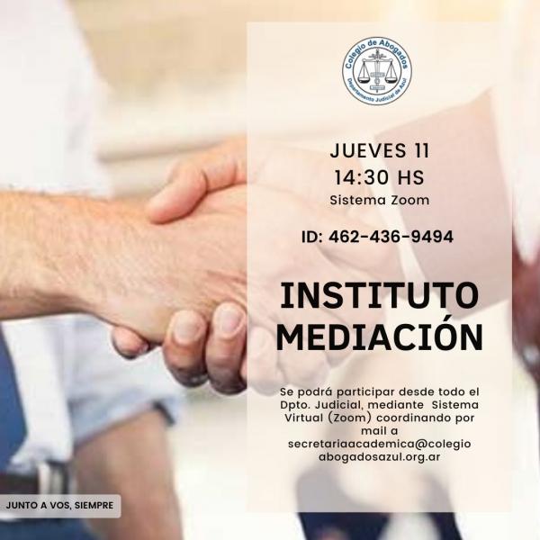 Reunión del Instituto de Mediación