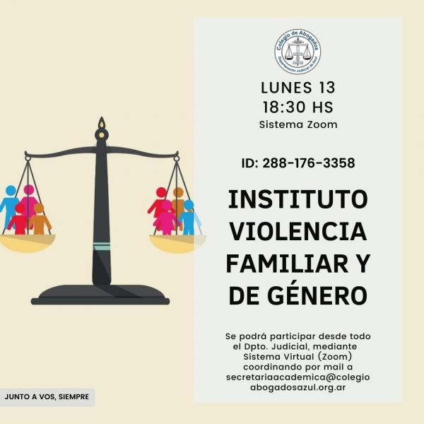 Reunión del Instituto de Violencia Familiar y de Género