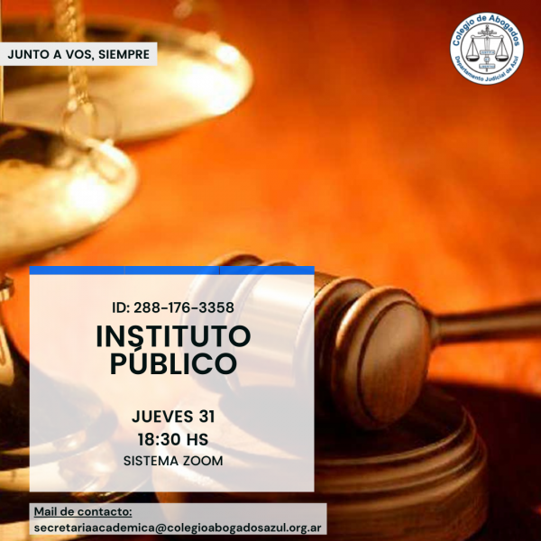 Reunión del Instituto de Derecho Público