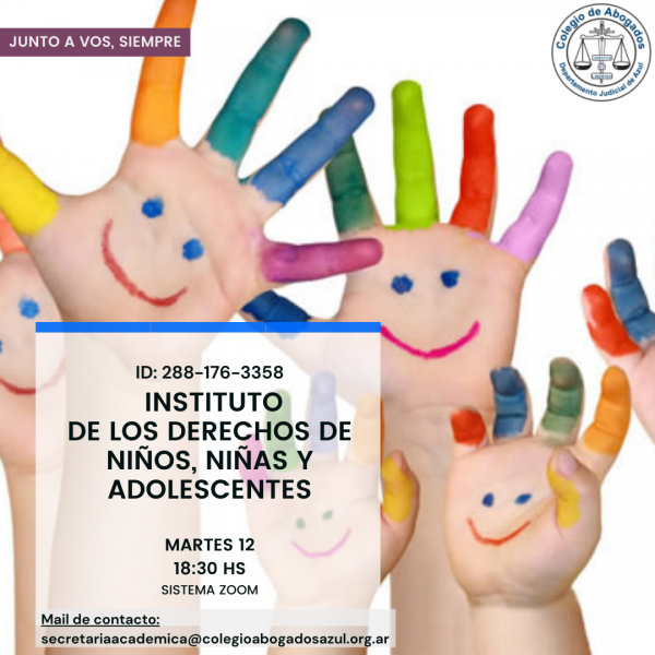 Reunión del Instituto de los derechos de niños, niñas y adolescentes
