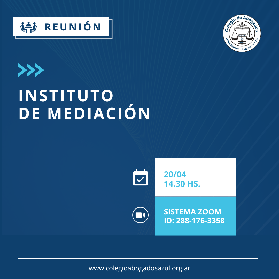 Reunión del Instituto de Mediación